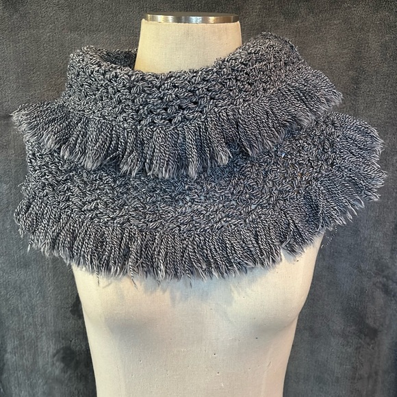 AMERICAN EAGLE 🦅 Blue Knit Neck Warmer/Scarf - Picture 3 of 9